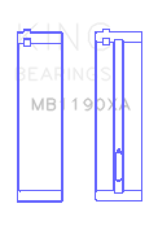 Dodge Sprinter Van Main Bearing Set - King Engine Bearings - Race Version(Tri-Metal) - `03-`05
